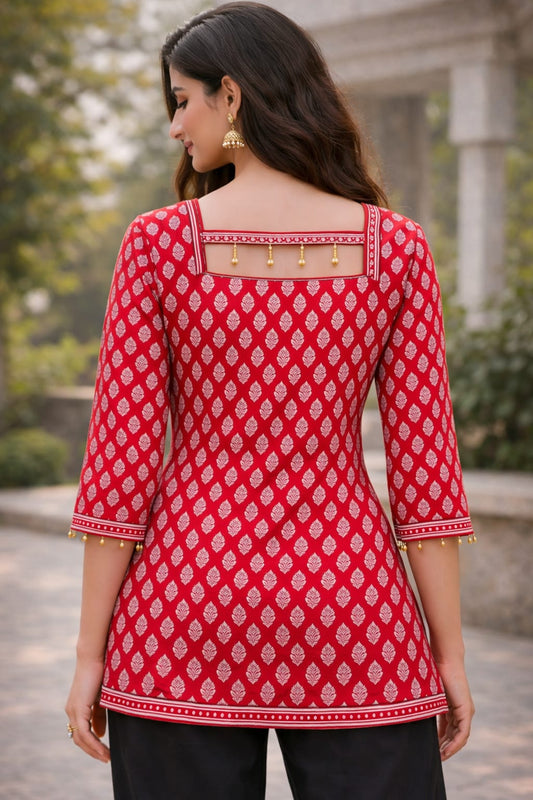 β¨ Laal Ishq Rosera Kurti β¨