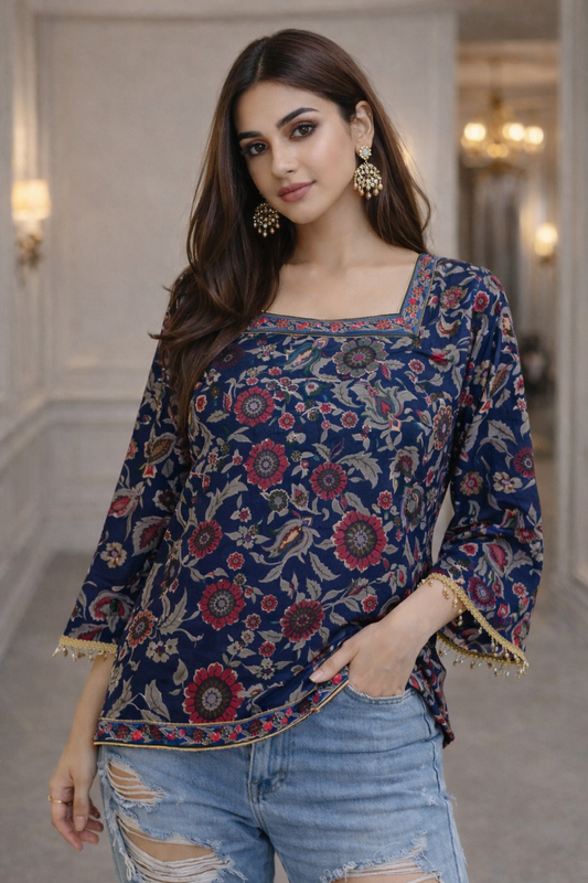 💙 Pehla Nasha Rosera Kurti 💙