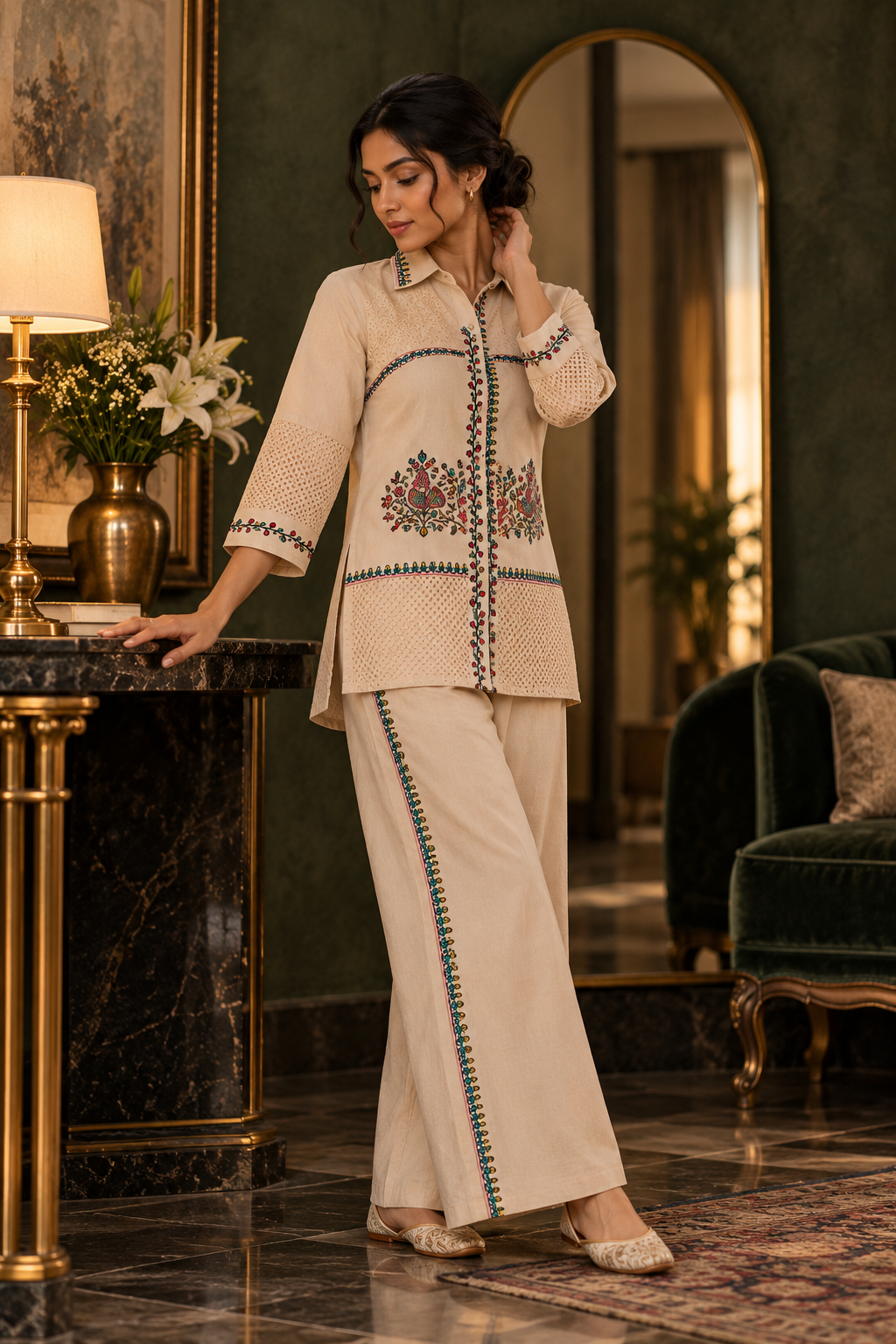 Cambric Cotton Set