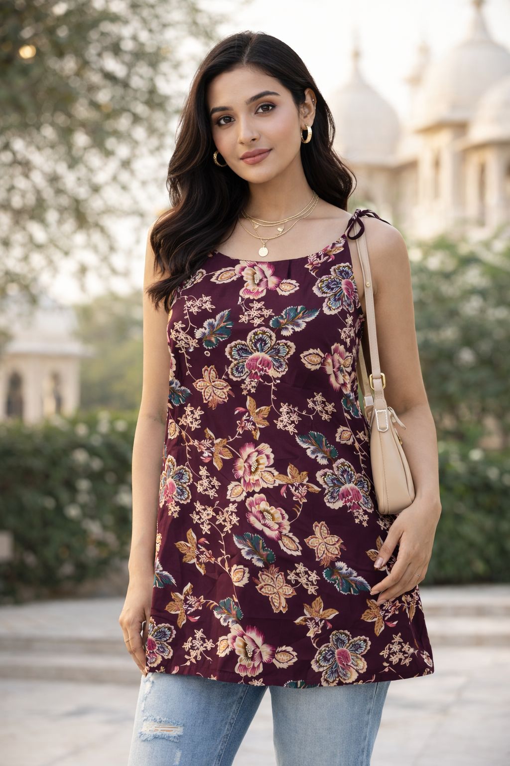 Tum Se Hi Floral Rosera Kurti