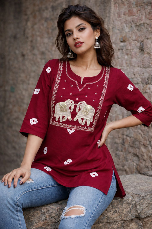 🌺 Piya O Re Piya Rosera Kurti 🌺