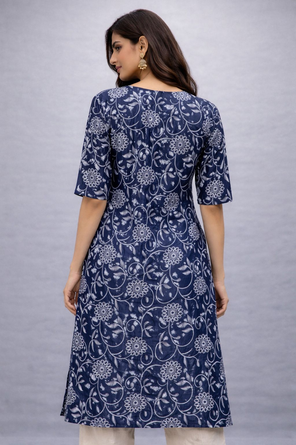 💙 Heer Aasmani Rosera Kurti 💙