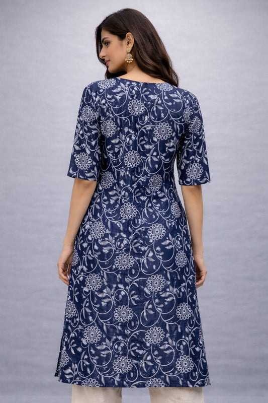 💙 Heer Aasmani Rosera Kurti 💙