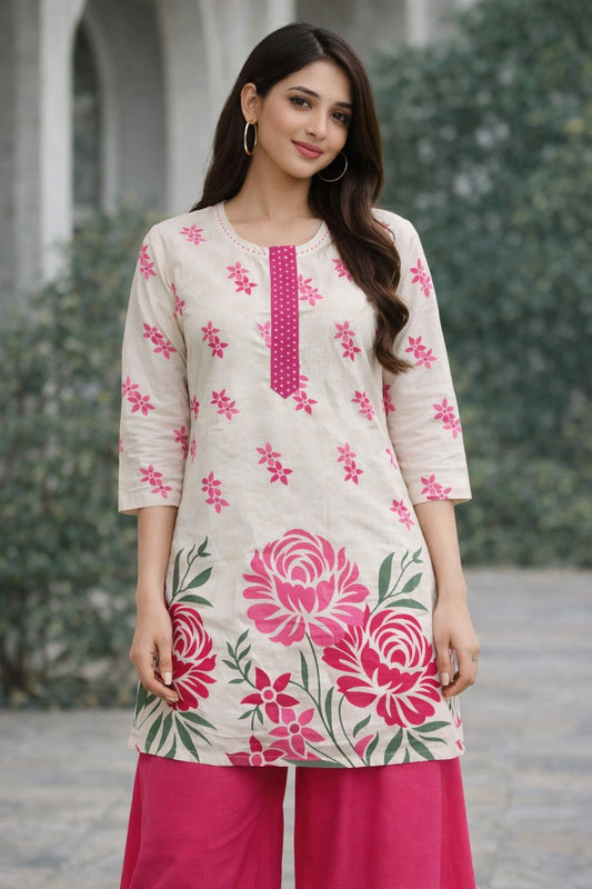 🌸Akhiyaan Gulaab Rosera Kurti🌸